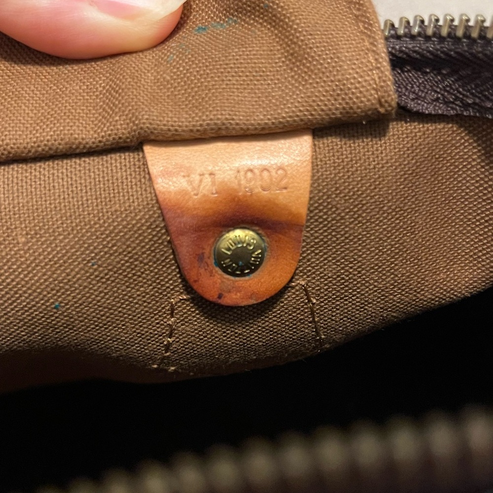SOLD AUTHENTIC Louis Vuitton Brown Monogram Speedy 30 - Picture 12 of 15